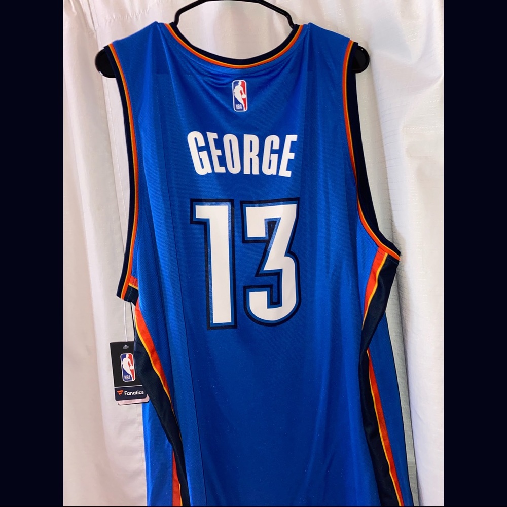 NEW Mens Paul George #13 Oklahoma City Jersey 🏀